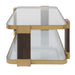 Uttermost Furniture Uttermost Ryles Glass Coffee Table
