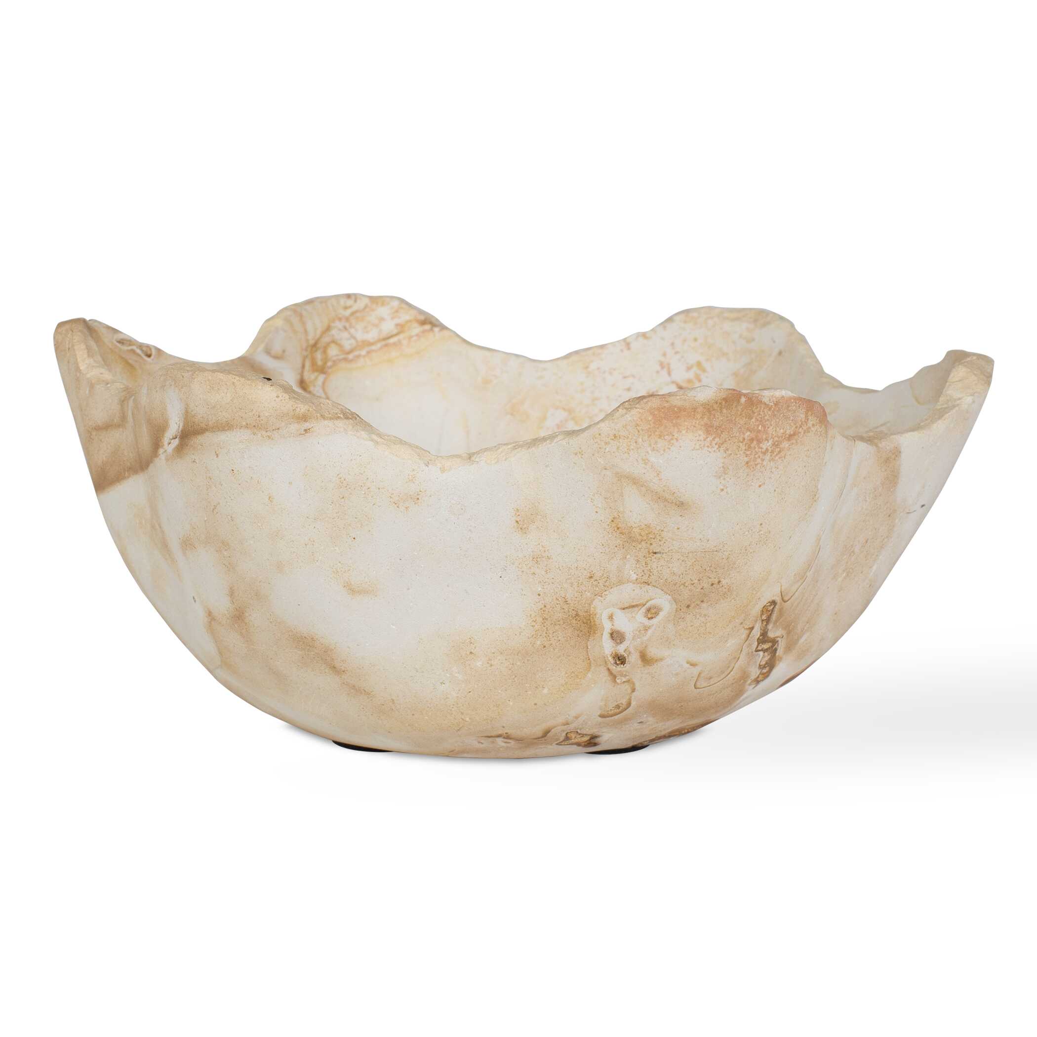 Uttermost Home Decor Uttermost Sahara Bloom Indoor-Outdoor Stone Bowl
