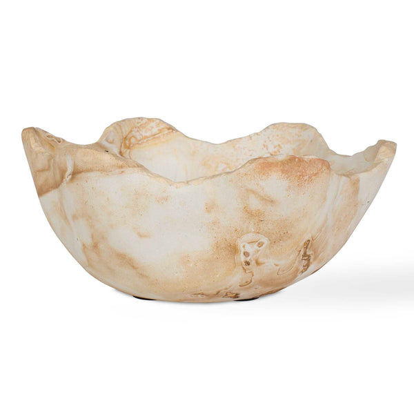 Uttermost Home Decor Uttermost Sahara Bloom Indoor-Outdoor Stone Bowl