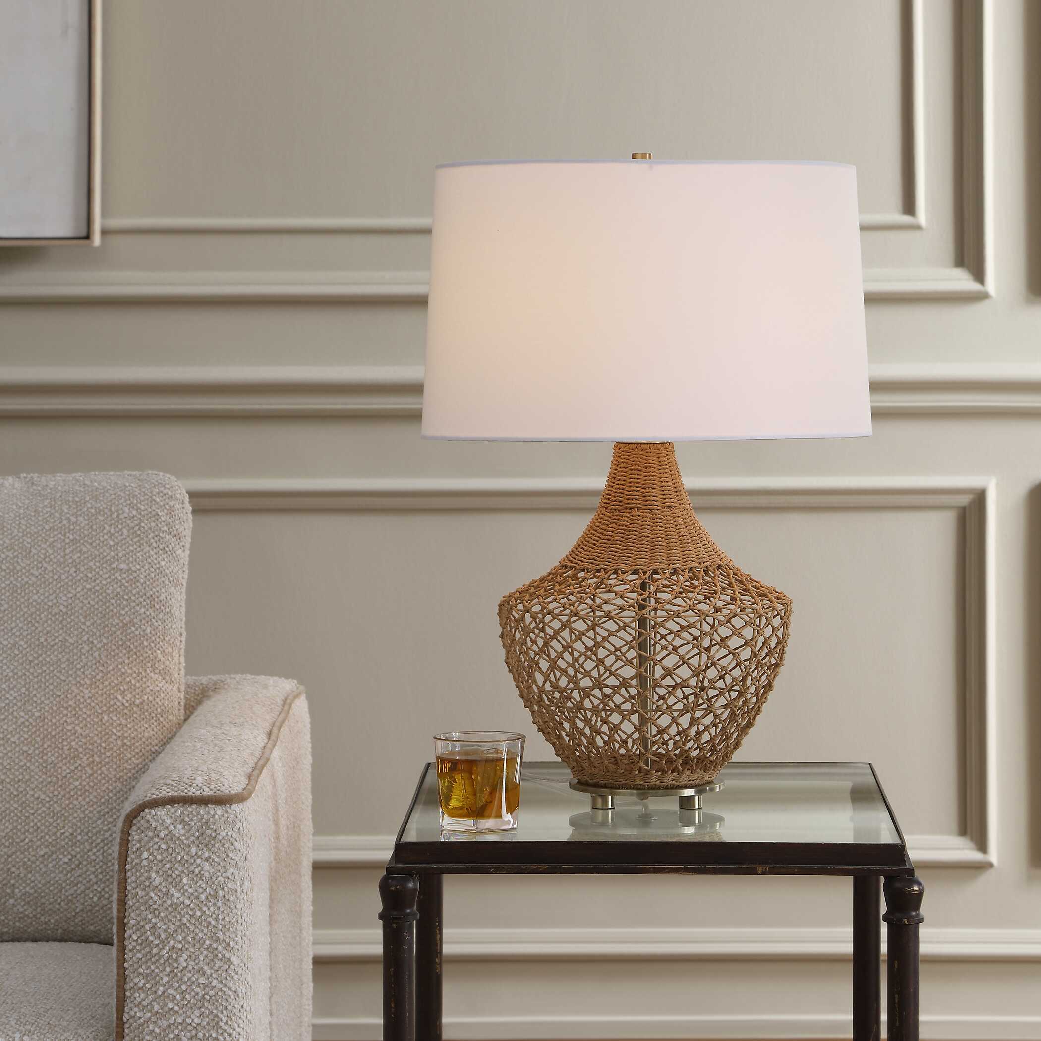 Uttermost Lighting Uttermost Samori Rattan Table Lamp