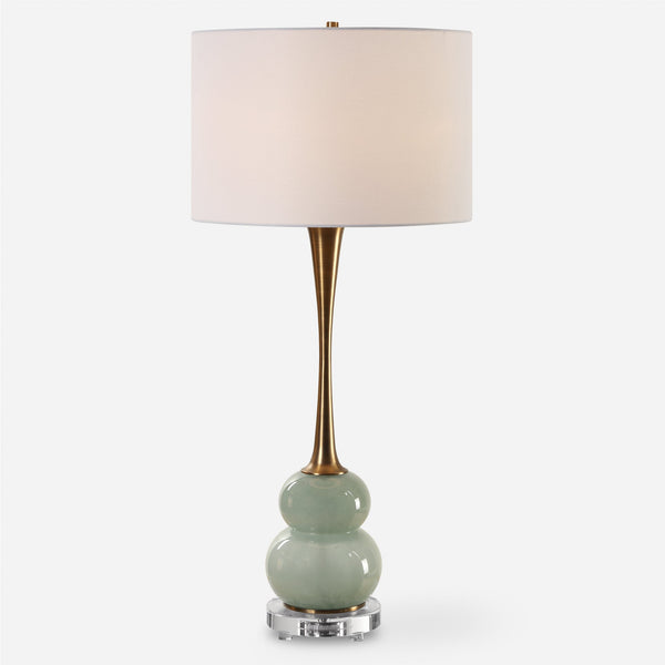 Uttermost Lighting Uttermost Sanctuary Green Gray Table Lamp