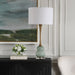Uttermost Lighting Uttermost Sanctuary Green Gray Table Lamp