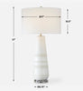 Uttermost Lighting Uttermost Santino Crackled Ivory Table Lamp