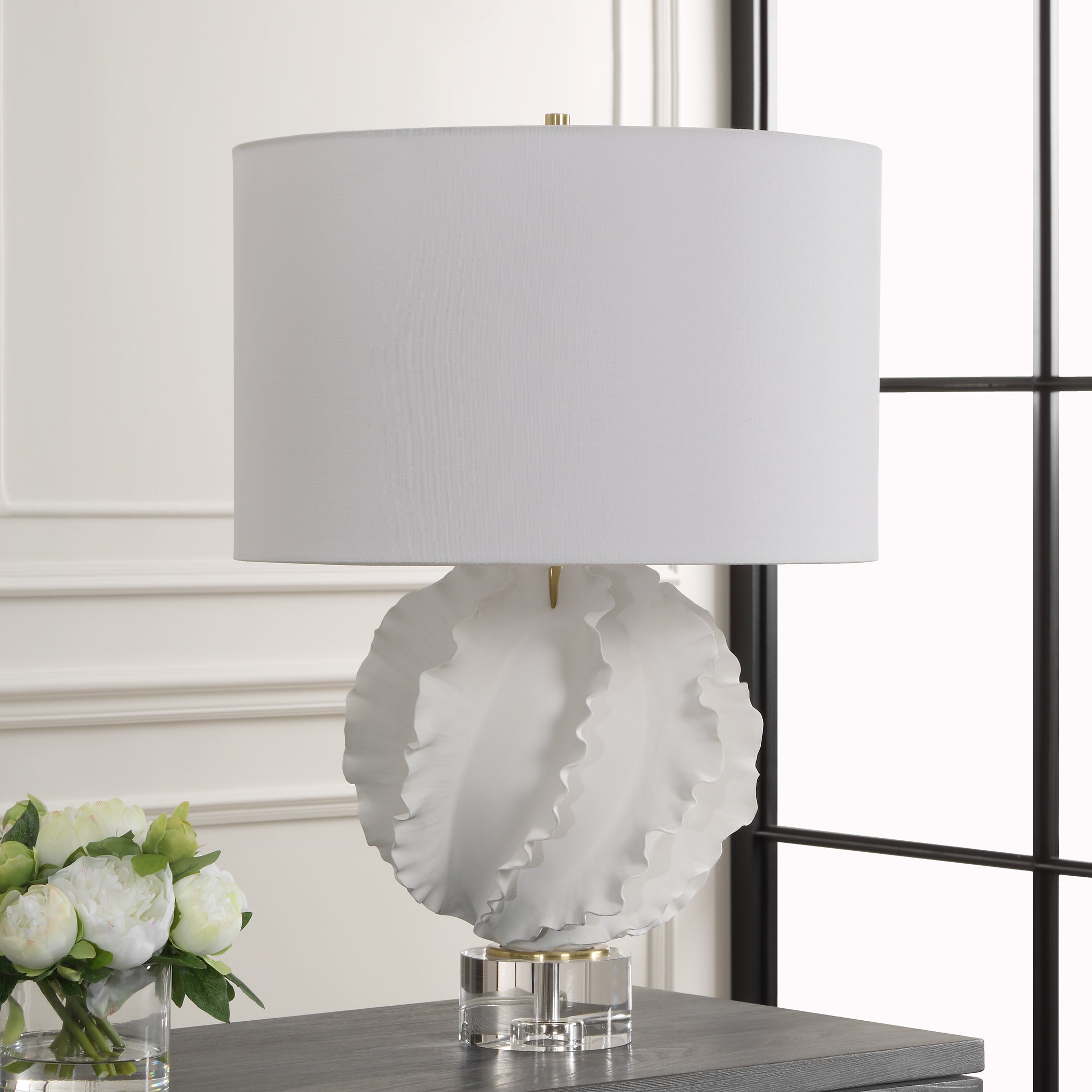 Uttermost Lighting Uttermost Saylor White Table Lamp