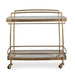 Uttermost Furniture Uttermost Scarritt Antique Brass Bar Cart