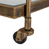 Uttermost Furniture Uttermost Scarritt Antique Brass Bar Cart