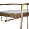 Uttermost Furniture Uttermost Scarritt Antique Brass Bar Cart