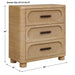 Uttermost Furniture Uttermost Scottie Natural Oak 3 Drawer Chest