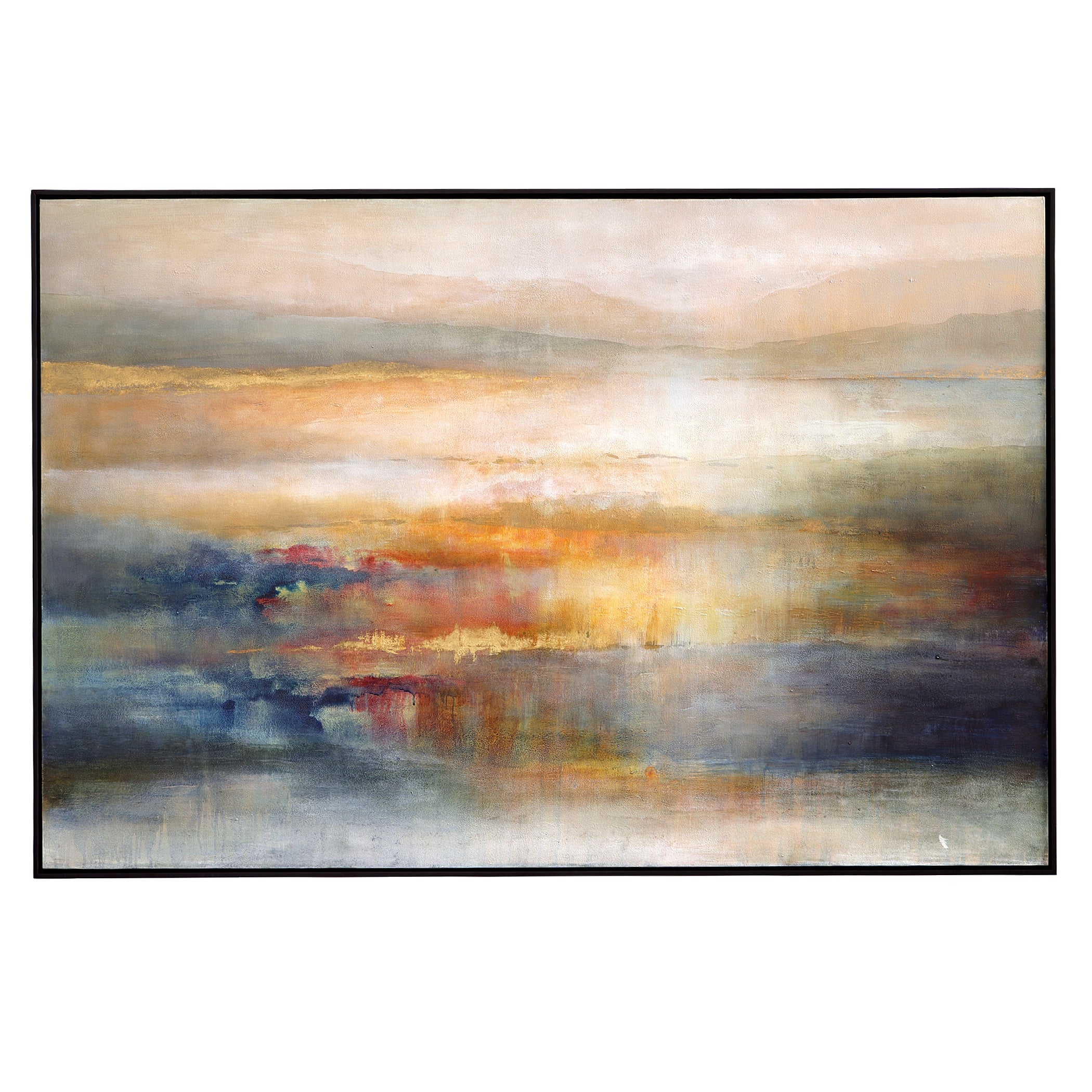 Uttermost Home Motor Freight - Rate to be Quoted Uttermost Seafaring Dusk Hand Painted Abstract Art