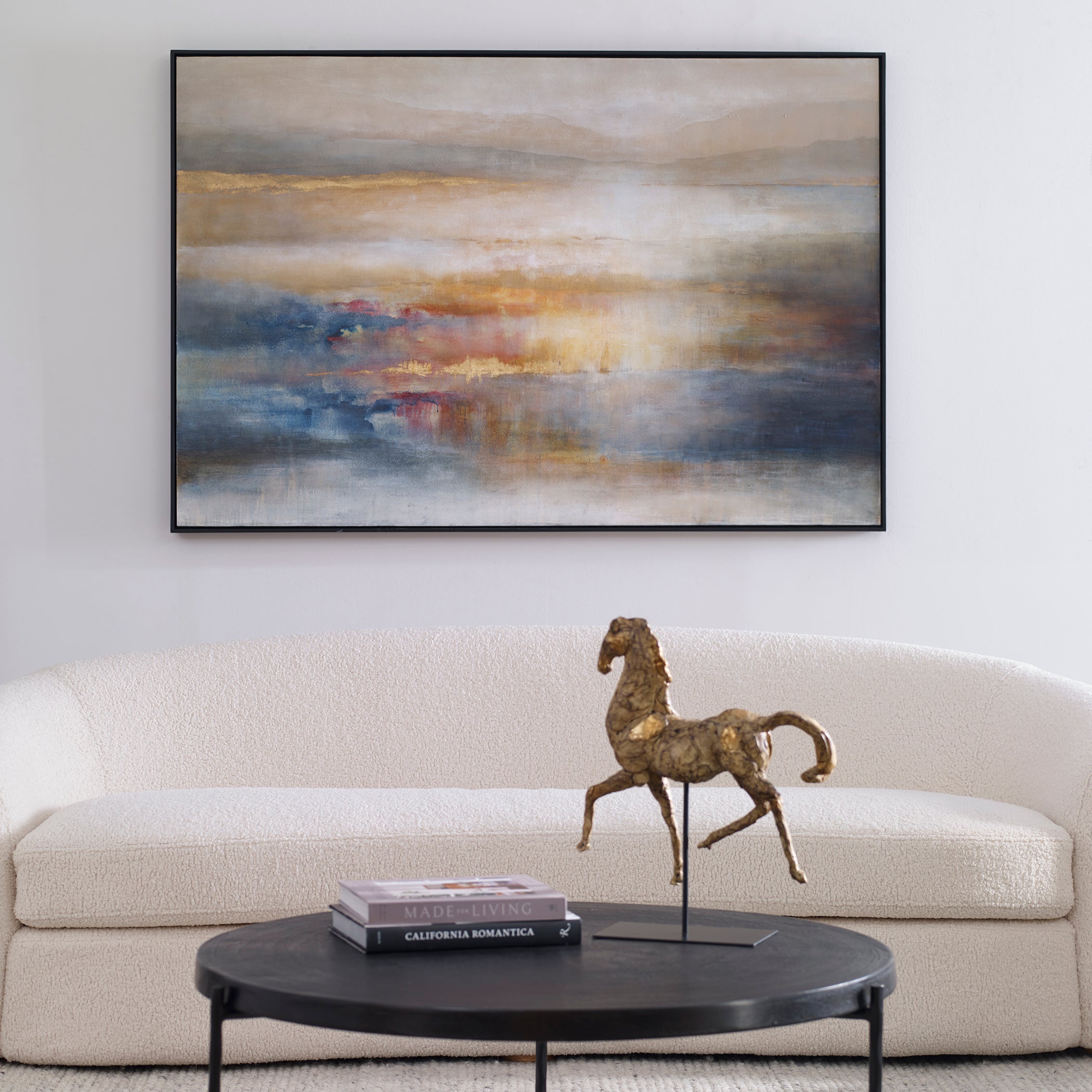 Uttermost Home Motor Freight - Rate to be Quoted Uttermost Seafaring Dusk Hand Painted Abstract Art