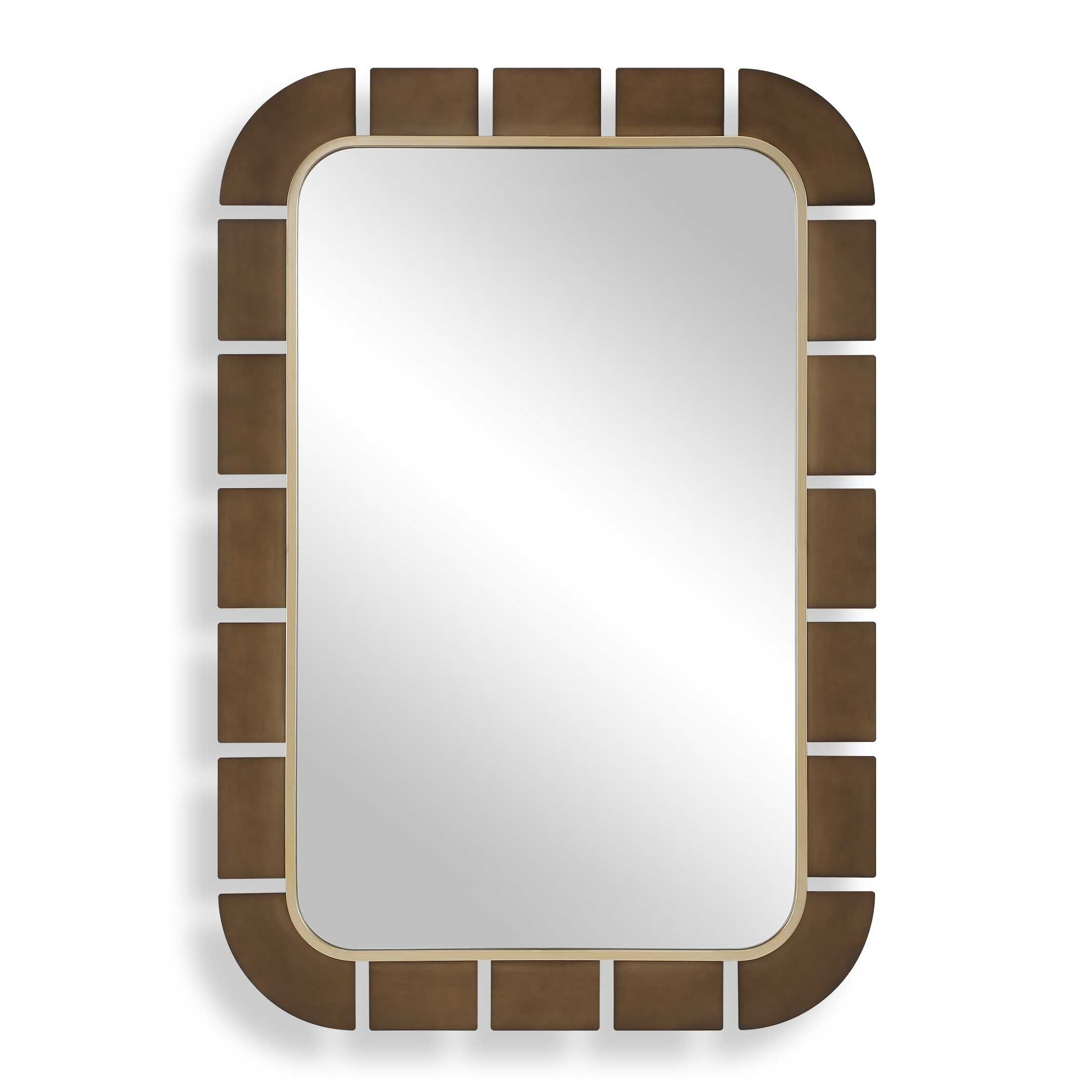 Uttermost Home Decor Uttermost Segment Dark Bronze Mirror