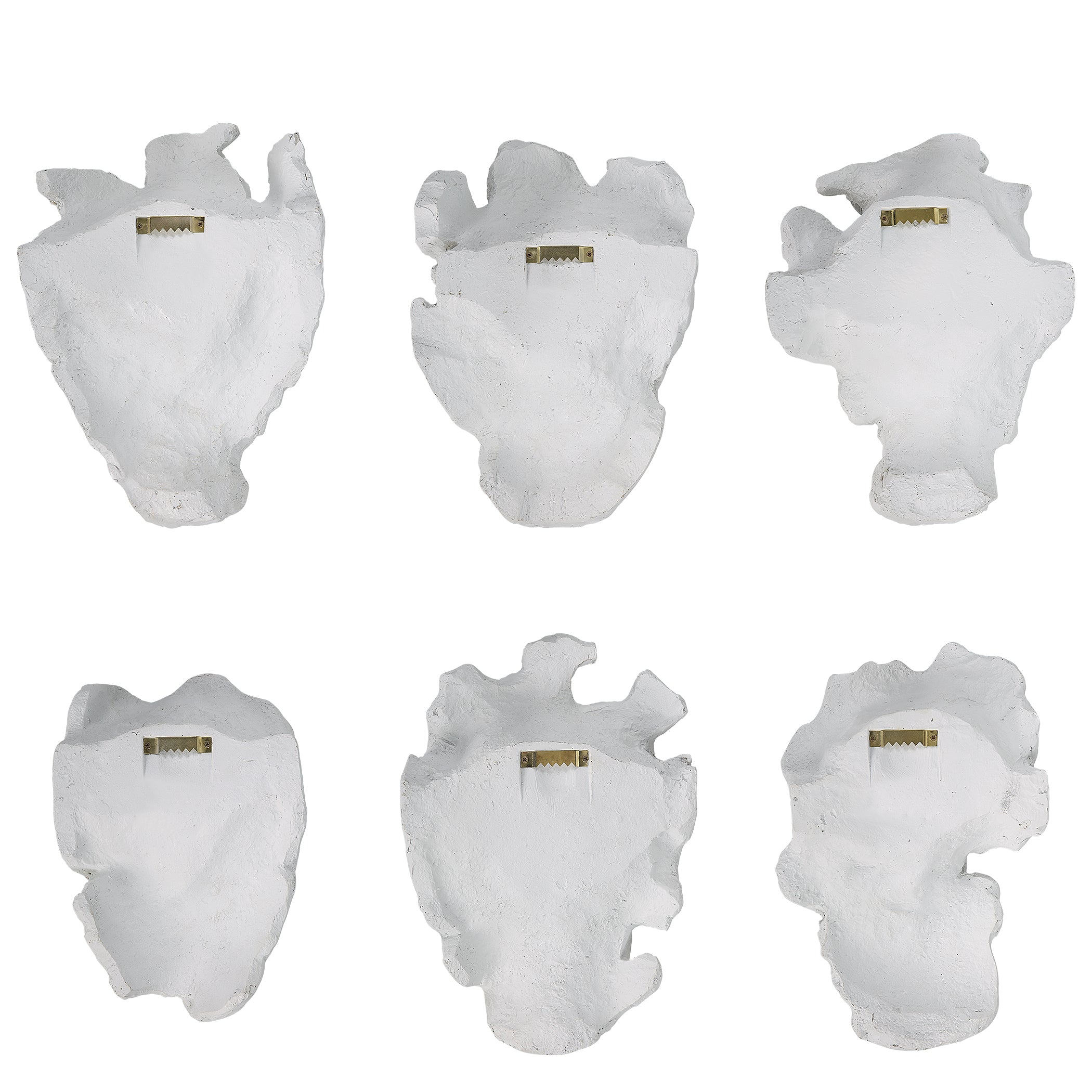 Uttermost Home Decor Uttermost Self-Portrait White Mask Wall Decor, Set/6