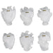 Uttermost Home Decor Uttermost Self-Portrait White Mask Wall Decor, Set/6