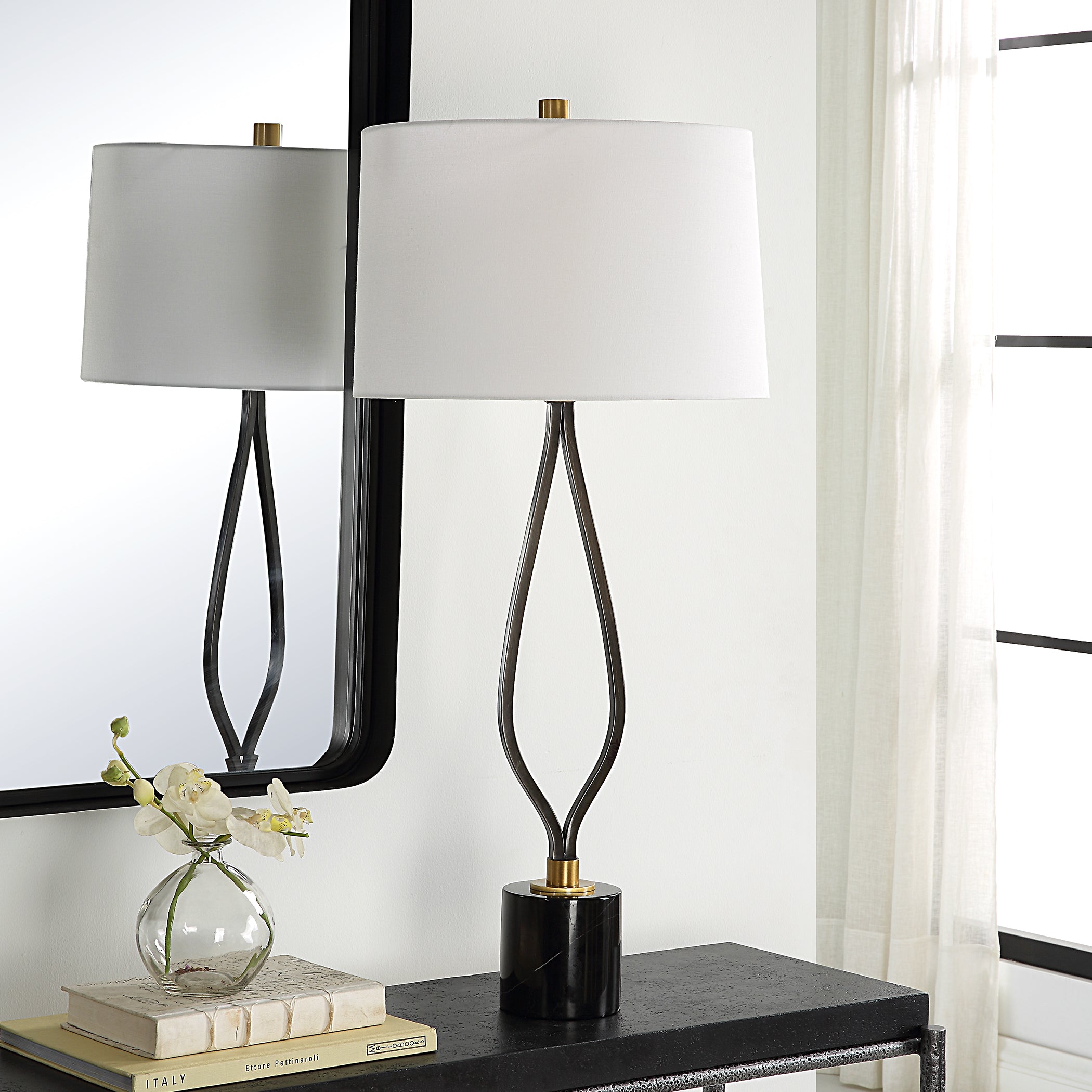 Uttermost Home Uttermost Separate Paths Iron Table Lamp