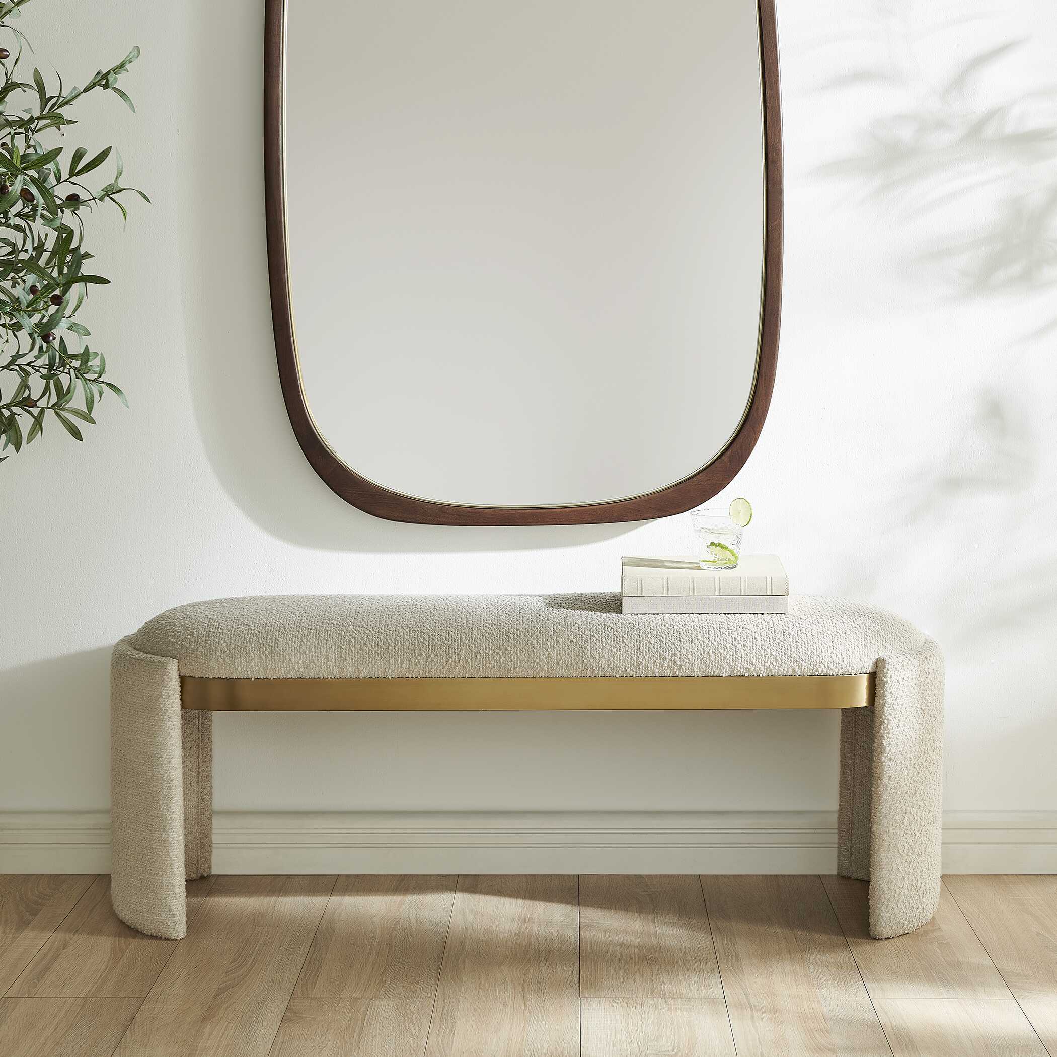 Uttermost Furniture Uttermost Serena Bone White Bench