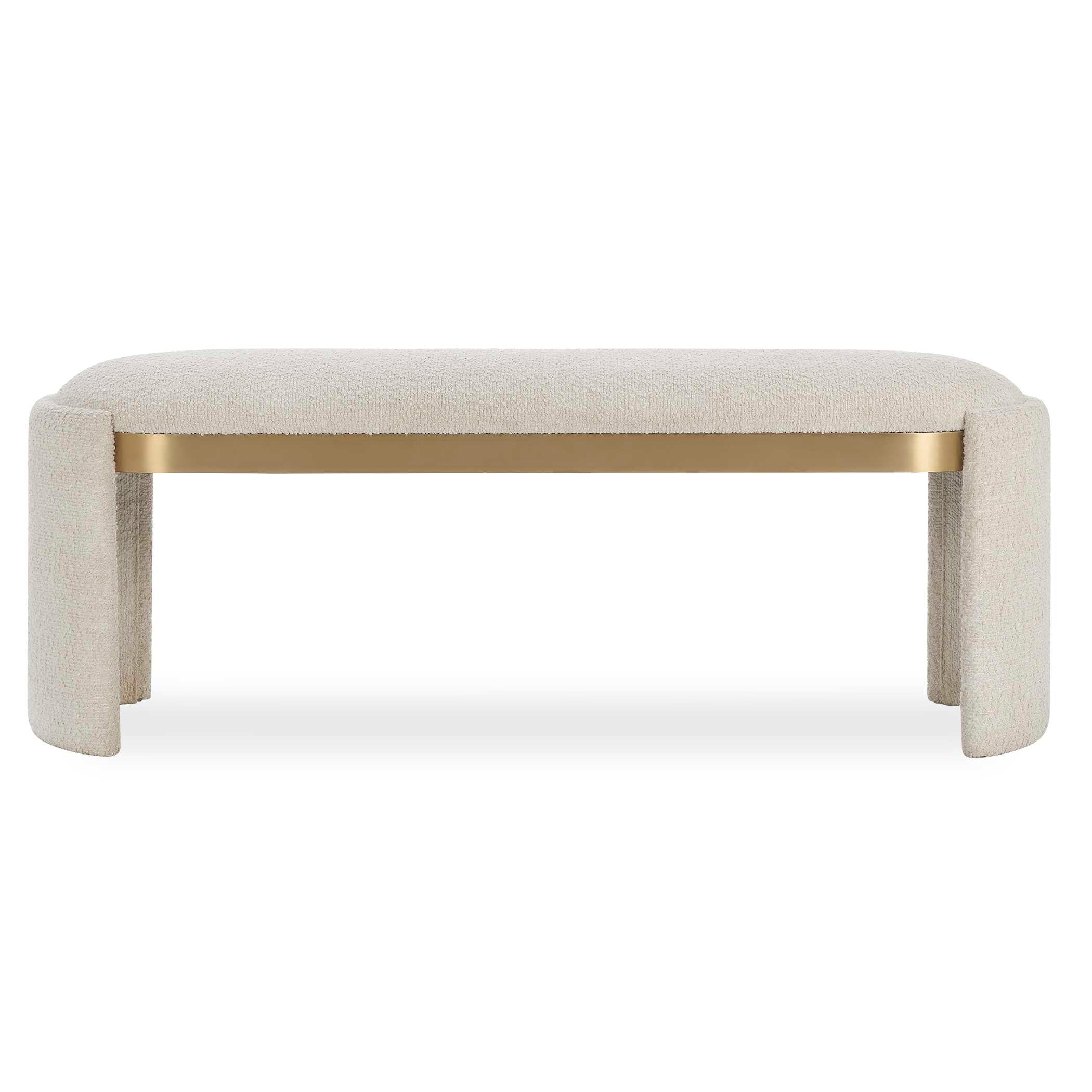 Uttermost Furniture Uttermost Serena Bone White Bench