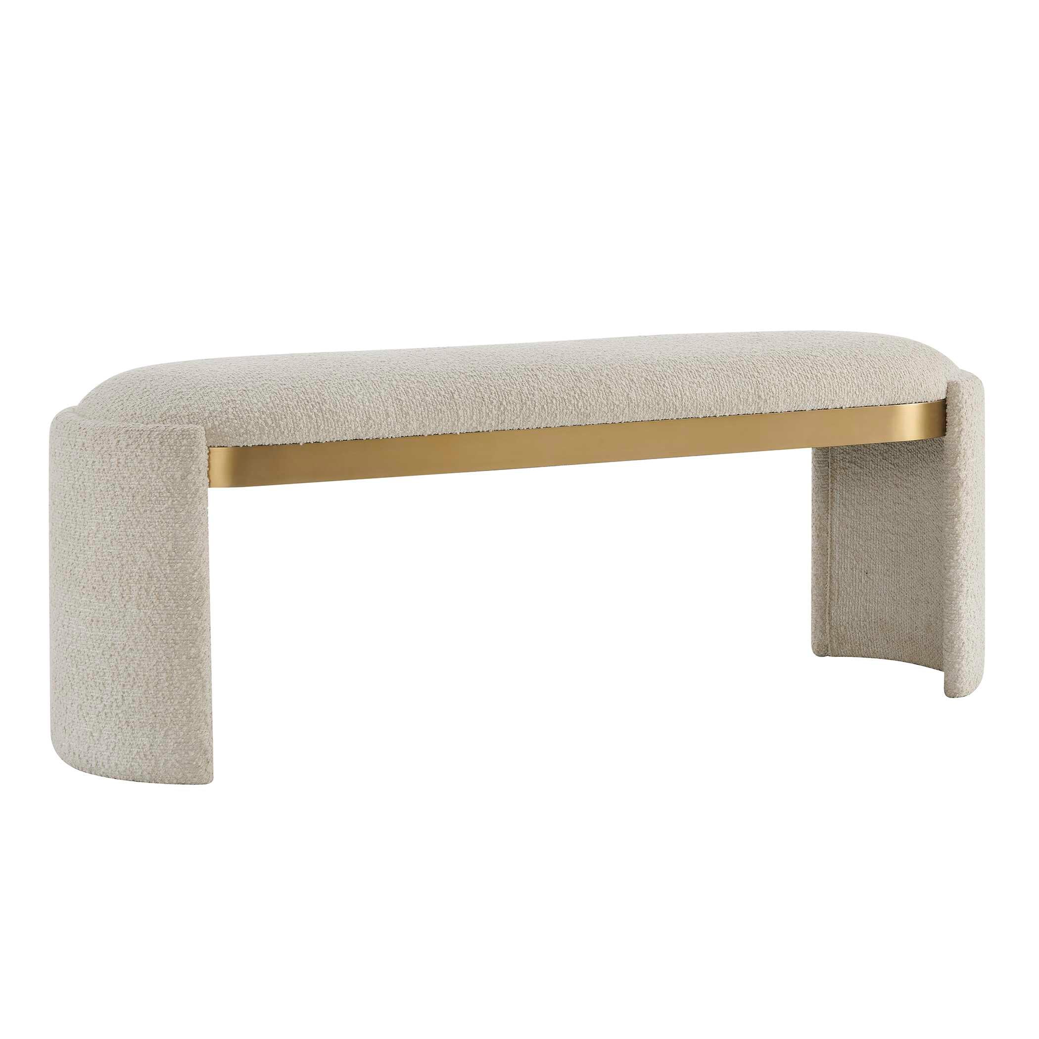 Uttermost Furniture Uttermost Serena Bone White Bench