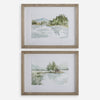 Uttermost Home Uttermost Serene Lake Framed Prints, Set/2