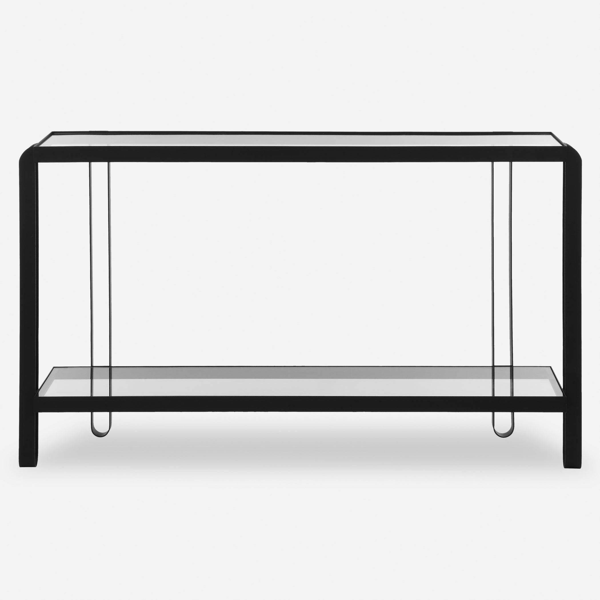 Uttermost Furniture Uttermost Shadow Black Iron Console Table