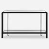 Uttermost Furniture Uttermost Shadow Black Iron Console Table