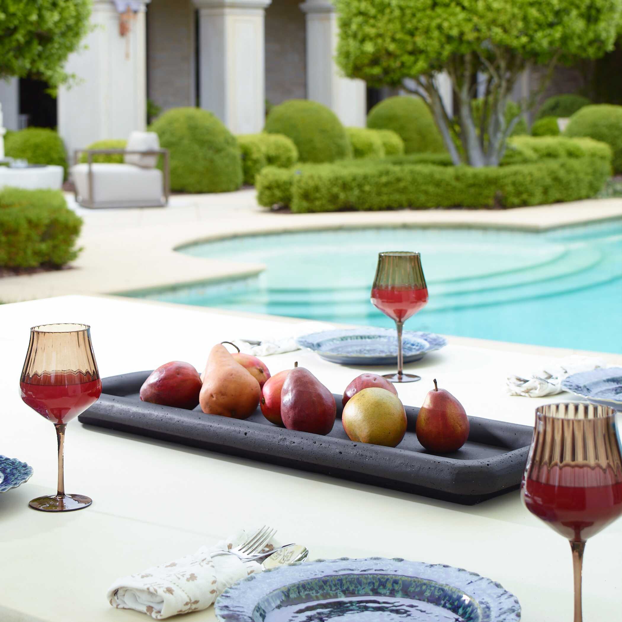 Uttermost Home Decor Uttermost Shadowline Indoor-Outdoor Black Tray