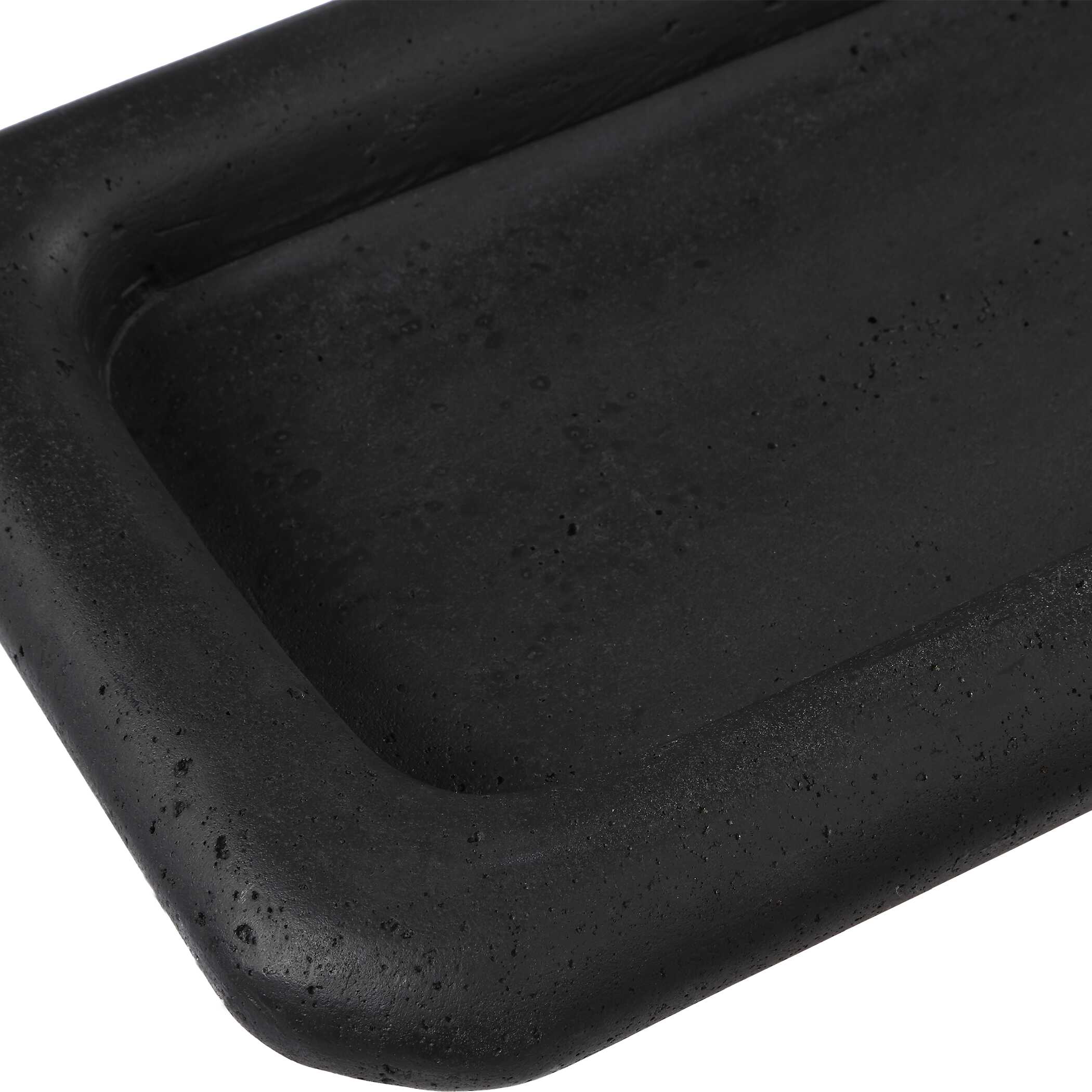 Uttermost Home Decor Uttermost Shadowline Indoor-Outdoor Black Tray