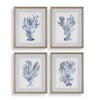 Uttermost Home Decor Uttermost Shibori Coral Framed Prints, Set/4