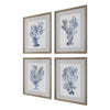 Uttermost Home Decor Uttermost Shibori Coral Framed Prints, Set/4