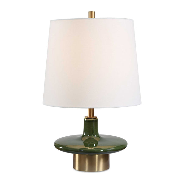 Uttermost Lighting Uttermost Sieler Glossy Green Table Lamp