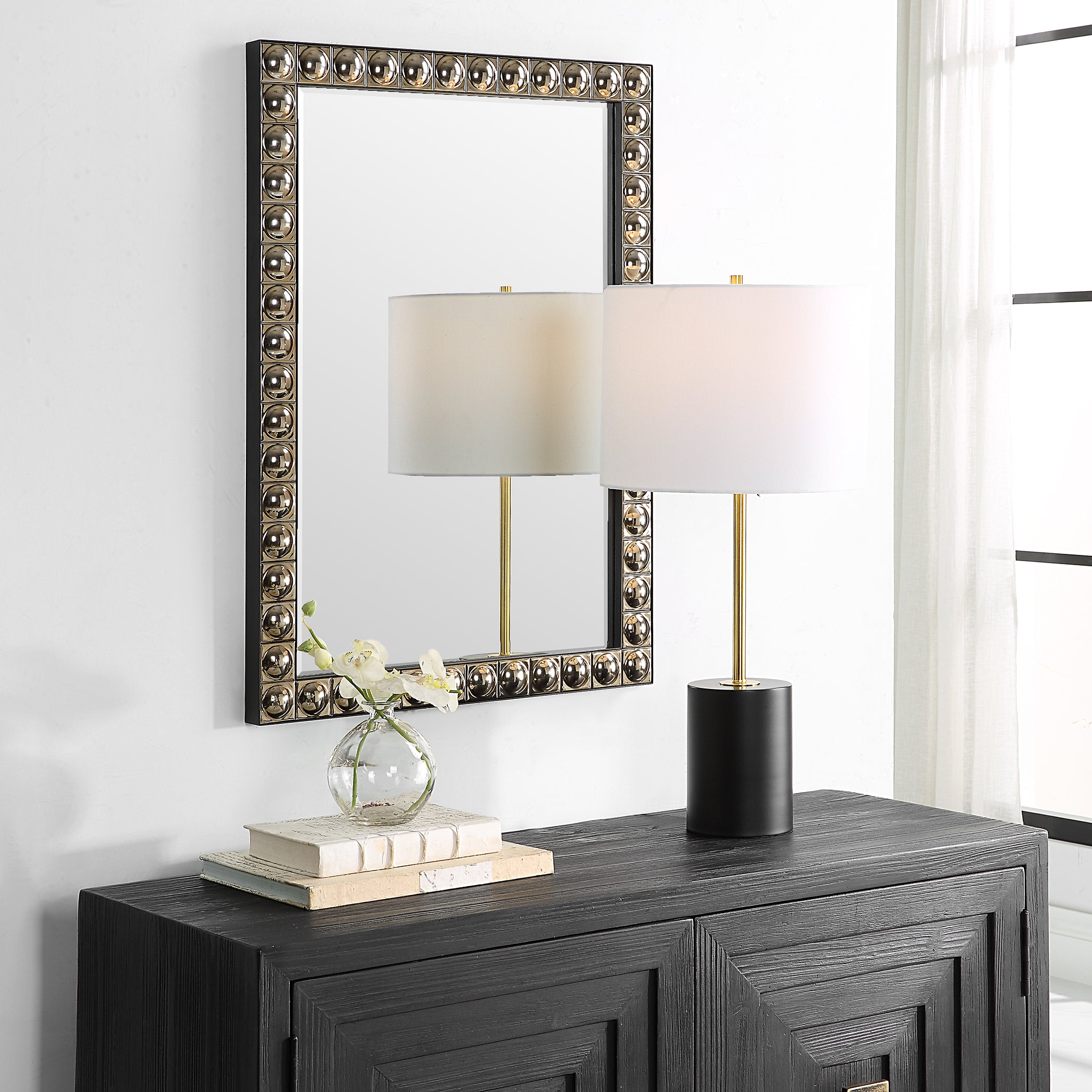Uttermost Home Decor Uttermost Silvio Tiled Vanity Mirror
