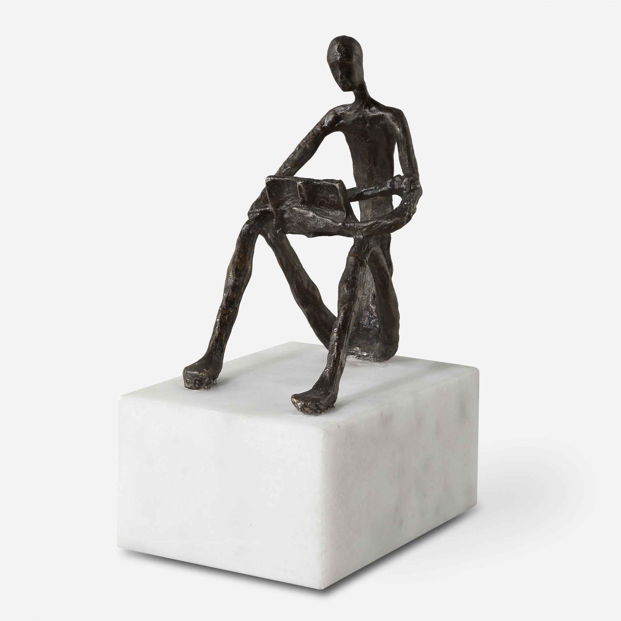 Uttermost Home Decor Uttermost Sit Back, Relax And Read, Iron Sculpture
