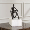 Uttermost Home Decor Uttermost Sit Back, Relax And Read, Iron Sculpture