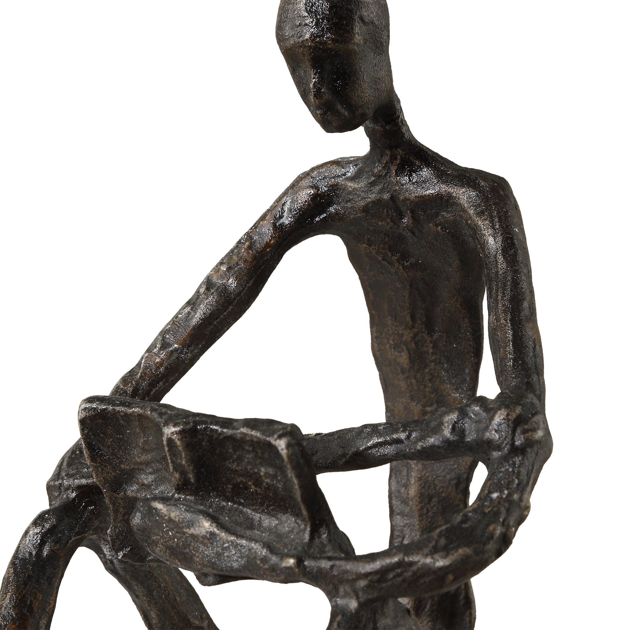 Uttermost Home Decor Uttermost Sit Back, Relax And Read, Iron Sculpture