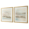 Uttermost Uttermost So Golden Abstract Landscape Prints Set/2