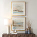 Uttermost Uttermost So Golden Abstract Landscape Prints Set/2