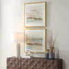 Uttermost Uttermost So Golden Abstract Landscape Prints Set/2