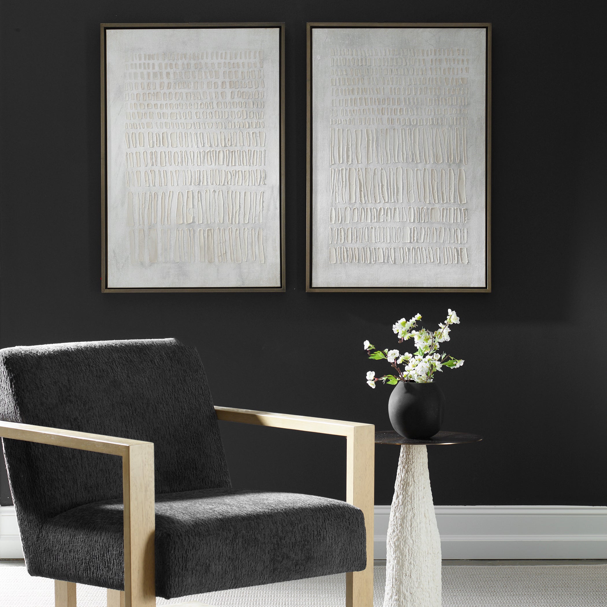 Uttermost Home Decor Uttermost Social Theory Framed Canvases Set/2
