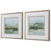 Uttermost Home Decor Uttermost Soft Sage Abstract Landscape Prints Set/2
