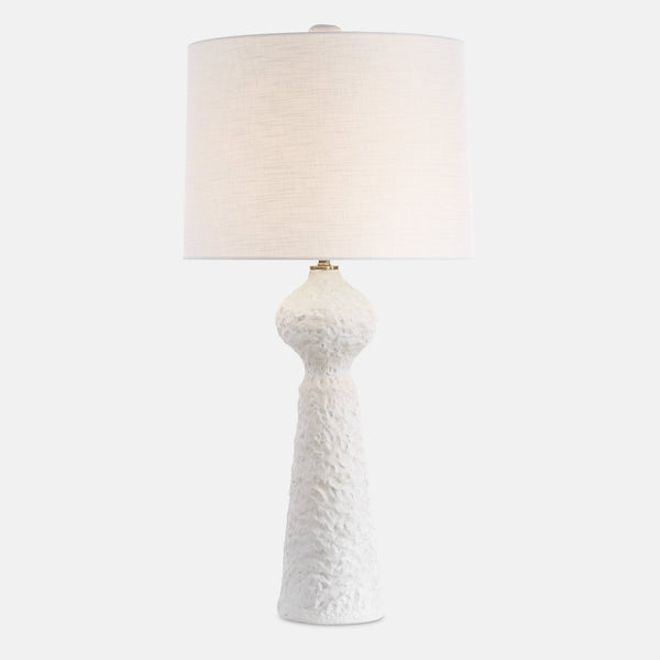 Uttermost Lighting Uttermost Sonata Textured White Table Lamp