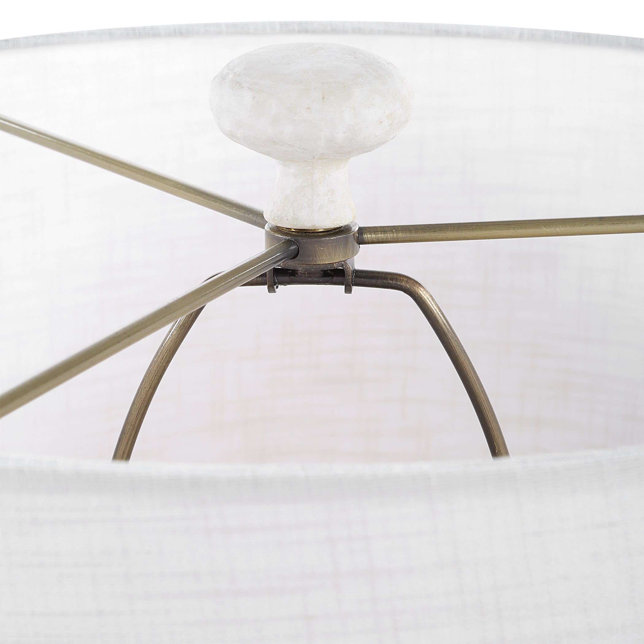 Uttermost Lighting Uttermost Sonata Textured White Table Lamp