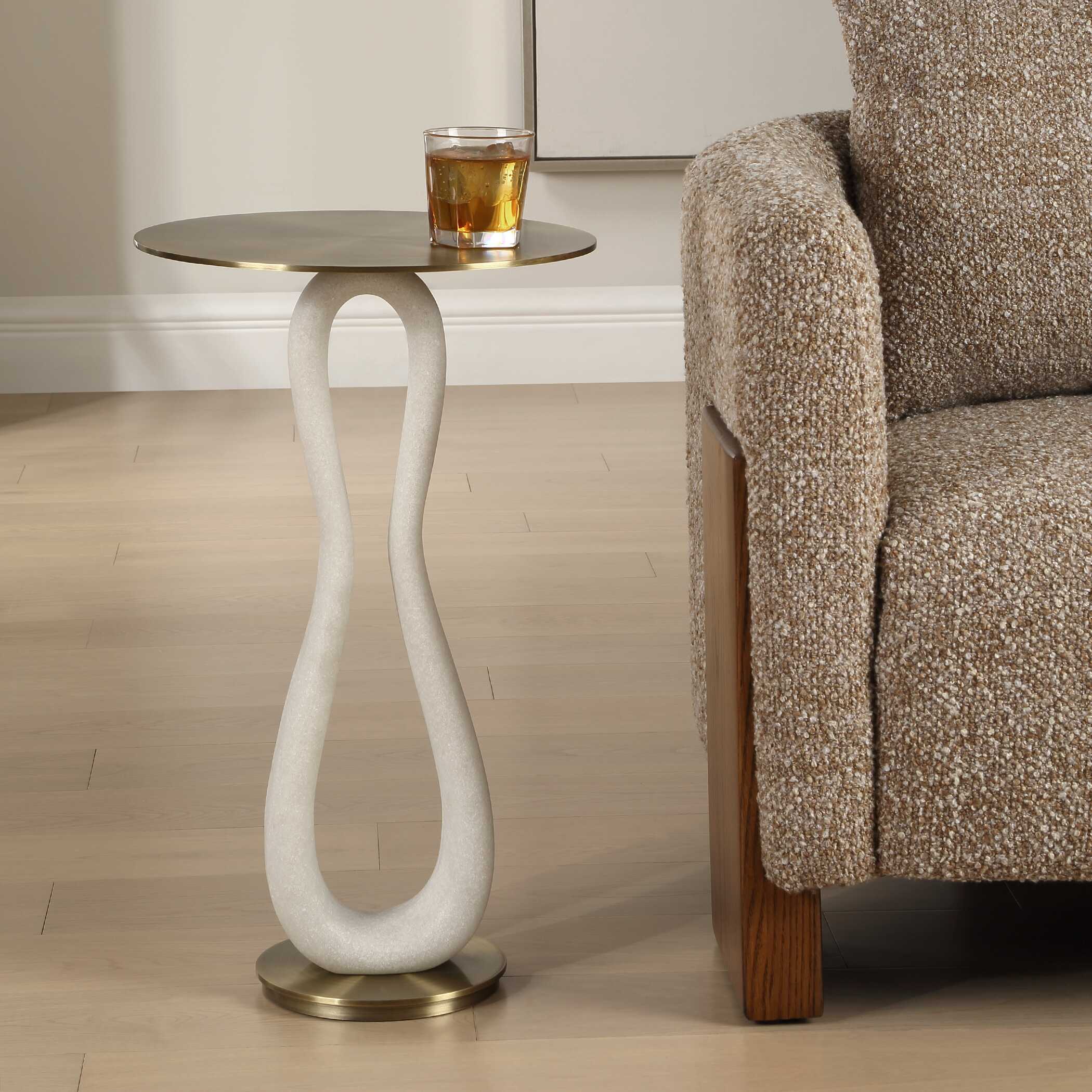 Uttermost Uttermost Sonia Modern Brass Accent Table