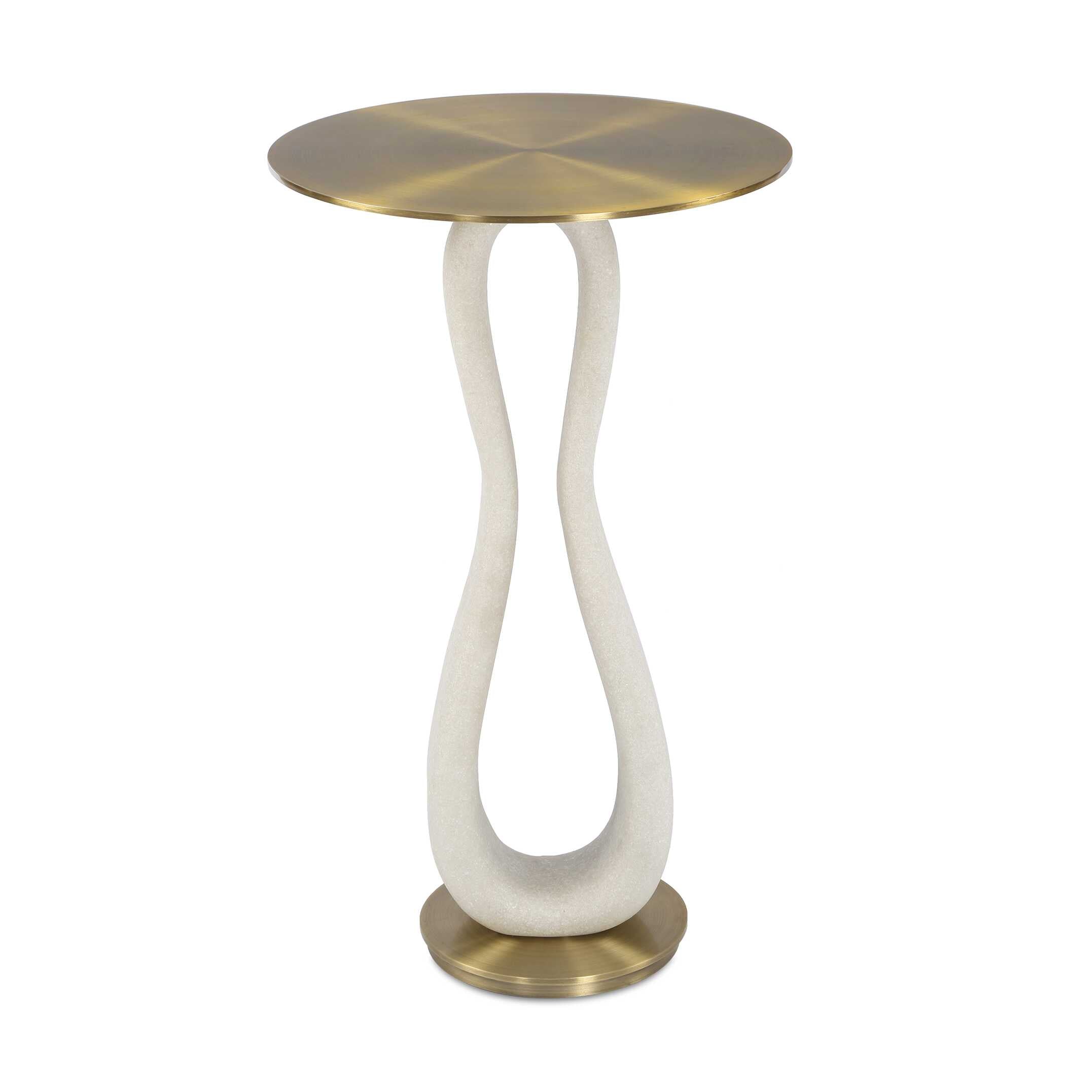 Uttermost Uttermost Sonia Modern Brass Accent Table