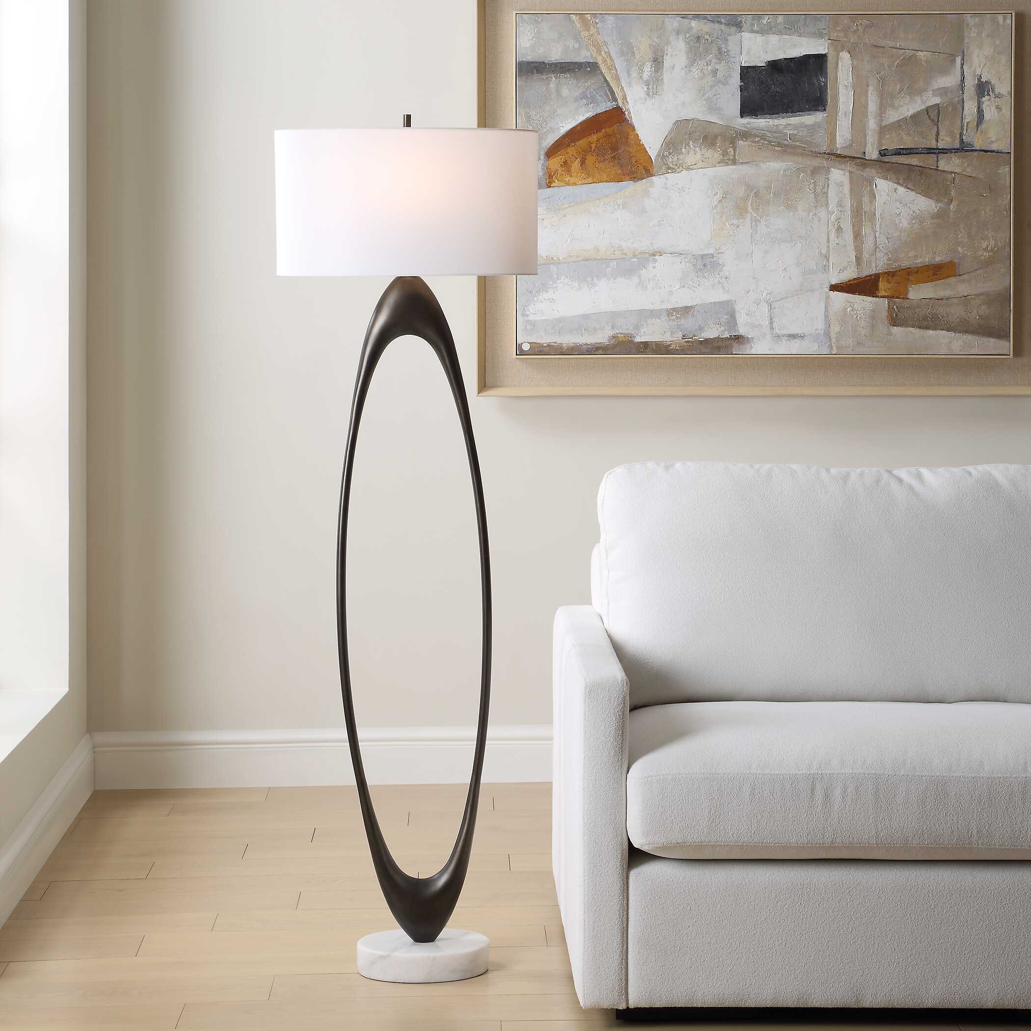 Uttermost Uttermost Sonic Open Oval Floor Lamp