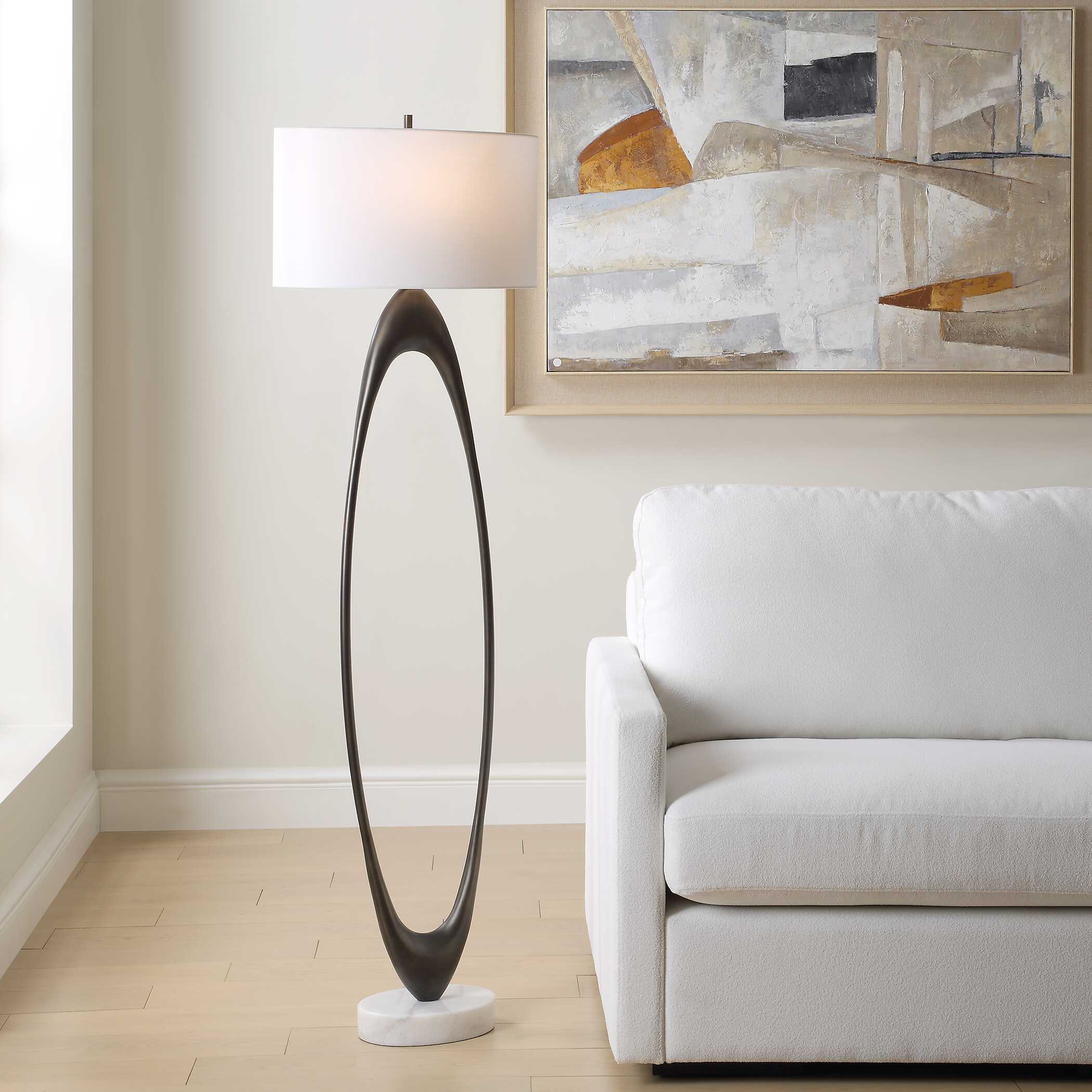 Uttermost Uttermost Sonic Open Oval Floor Lamp