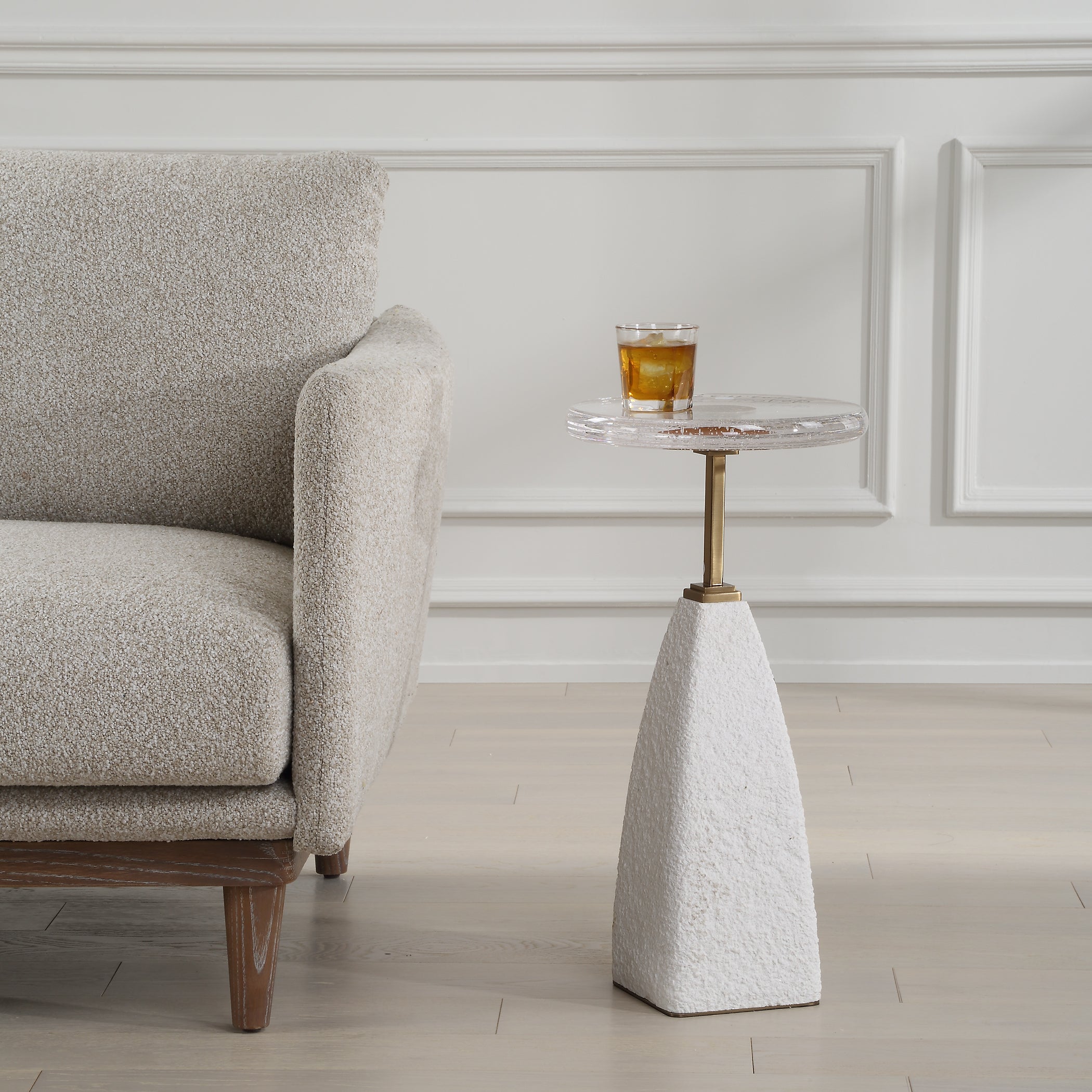 Uttermost Furniture Uttermost Sora Glass Drink Table