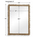 Uttermost Home Decor Uttermost Soto Antique Brass Mirror