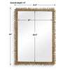 Uttermost Home Decor Uttermost Soto Antique Brass Mirror