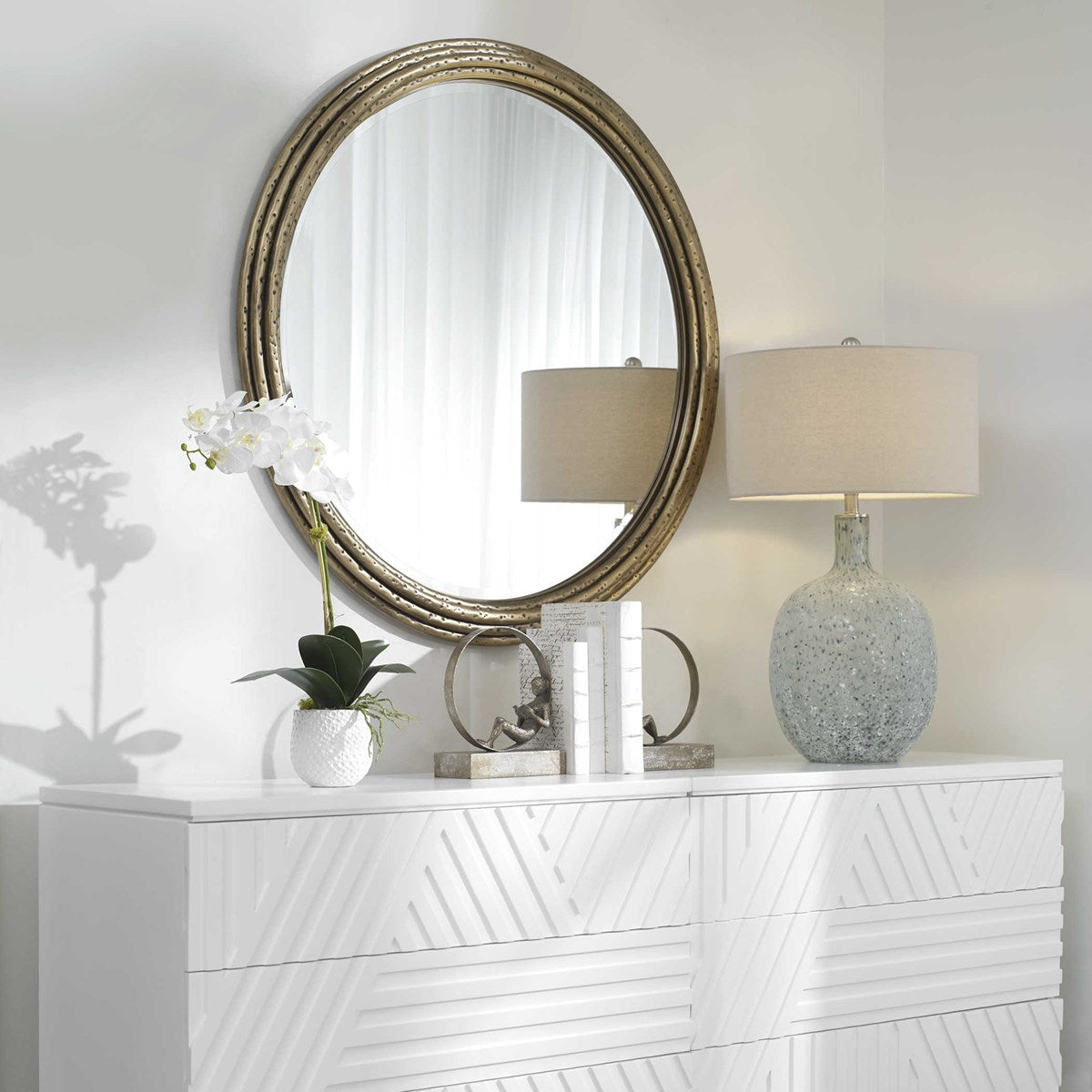 Uttermost Home Oversize - Rate to be Quoted Uttermost Spera Round Mirror