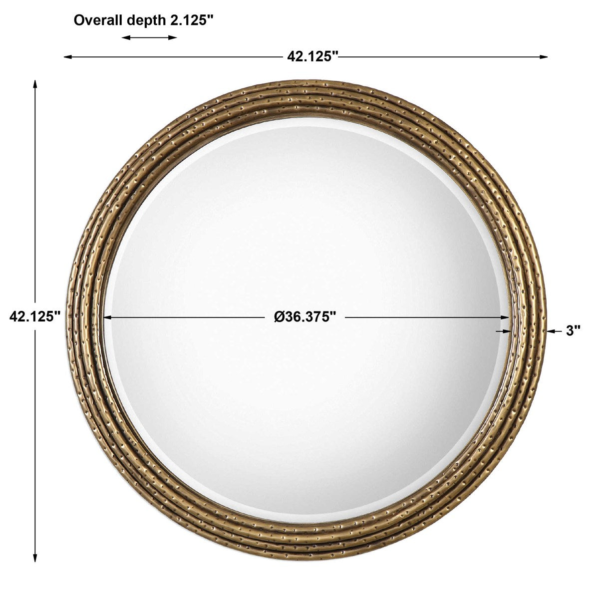 Uttermost Home Oversize - Rate to be Quoted Uttermost Spera Round Mirror