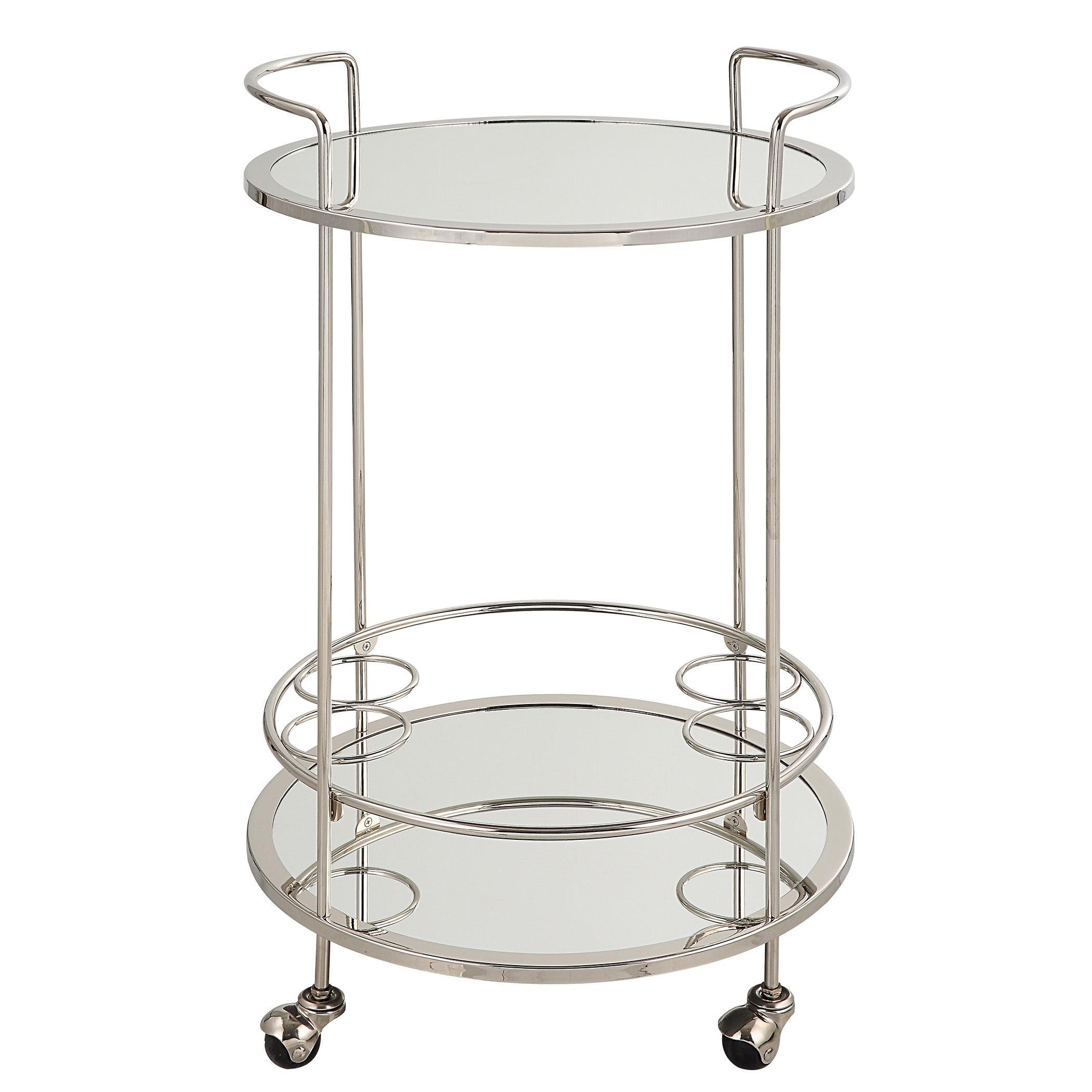 Uttermost Home Decor Uttermost Spritz Chrome Bar Cart